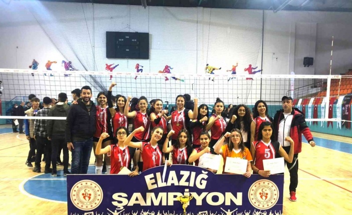 Elazığ’da voleybol müsabakaları sona erdi